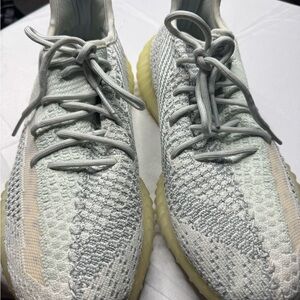 Adidas Cream and Gray Sneakers